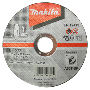 Disc taiere aluminium 125X1.0X22.23 | Makita